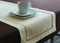 Nakładka 40x140 Len Elegance Krem MT Wypustka Brąz