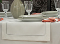 Nakładka 40x140  Len Elegance Biały MT Wypustka Popiel