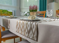 Nakładka Frozen Design Złoto-Beżowa Mankiet 40x140