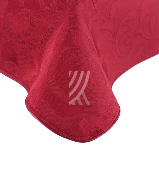 Obrus Bella Bordowa Wypustka Bordo 039