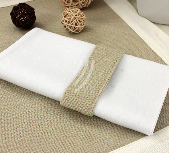 Pierścień na serwety bankietowe Kolekcja Len Natura