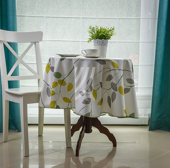 Obrus Flowers W78 Wypustka Zielona