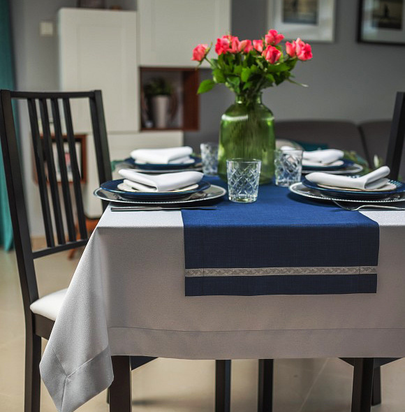 Nakładka 40x140 Vera Granat Tasiemka