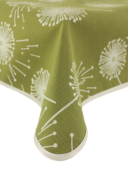 Obrus Dmuchawce Oliwka LAM Krem 