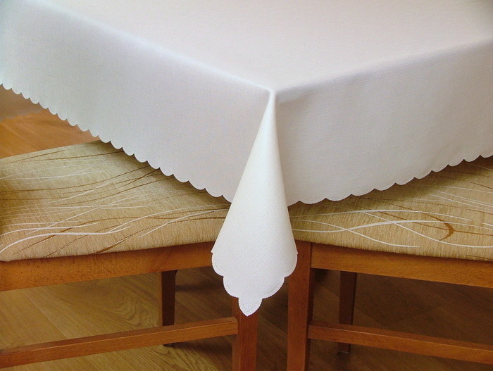 W_ Obrus Len Biały 75x75