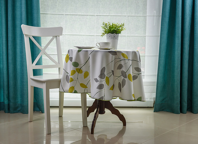 Obrus Flowers W78 Wypustka Zielona