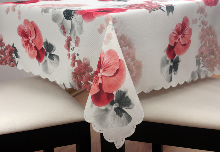 W_ Obrus Flowers W53, 70x70