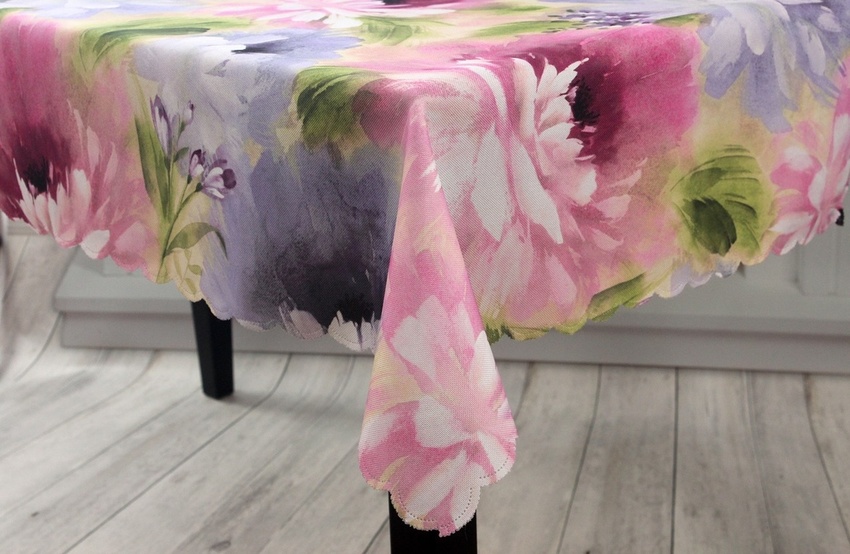 W_Obrus Flowers W91, 70x70