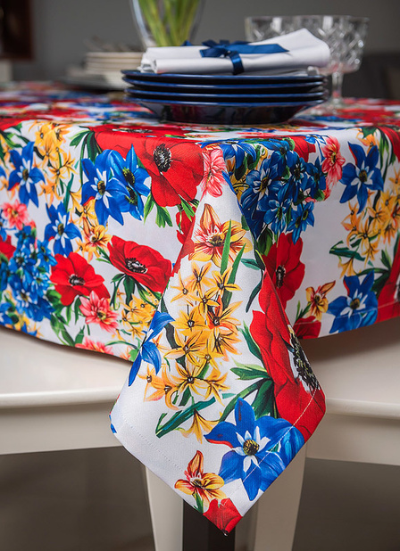 W_Obrus 80x80 Power of Flowers Podszyty