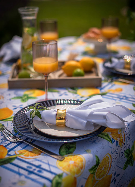 W_Obrus 80x80 Lemon Garden