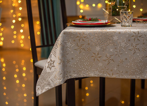 Obrus Świąteczny Gwiazdozbiór Podszyty