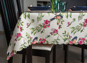 W_Obrus 75x75 Flowers Kwiat Wiśni