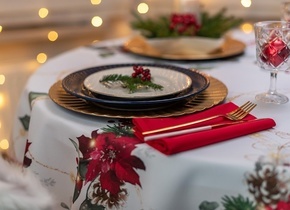 Obrus Świąteczna Kreacja Wypustka Zielona