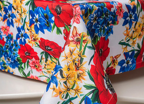 W_Obrus 80x80 Power of Flowers Podszyty