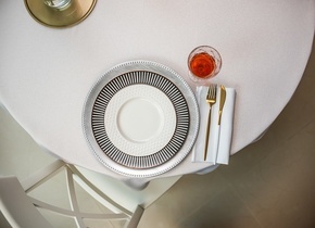 W_Obrus 110x180 Frozen Złoto-Kremowy WP