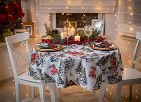 Obrus Świąteczna Podróż Wypustka