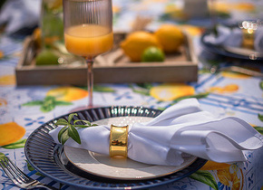 W_Obrus 80x80 Lemon Garden