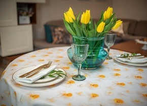 Obrus Narcyzowy Poranek