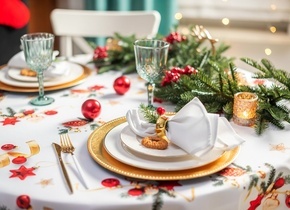 Obrus Christmas Joy Podszyty