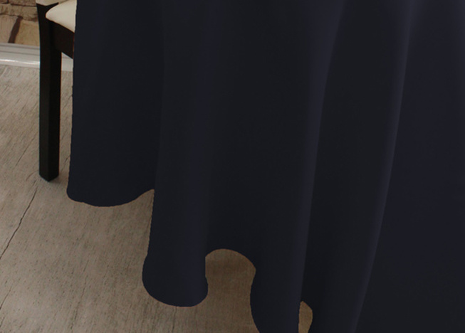 Obrus Basic Czarny II Podszyty 016