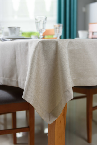 Obrus Frozen Beż Brokat Mankiet 4/1 