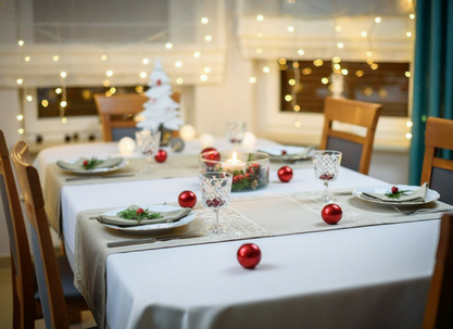 Nakładka Świąteczna Mankiet 40x140 Frozen Christmas Kamieniczki Złoty