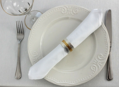 Obrączki na serwetki Decor - Kpl.4 szt