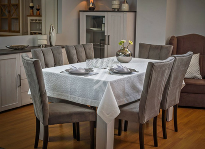 Obrus Magic Garden Biały Mankiet 6/1