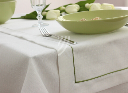 Nakładka 40x140 Len Elegance Biały MT Wypustka Zielona Nakładka 40x140 Len Elegance Biały MT Wypustka Zielona