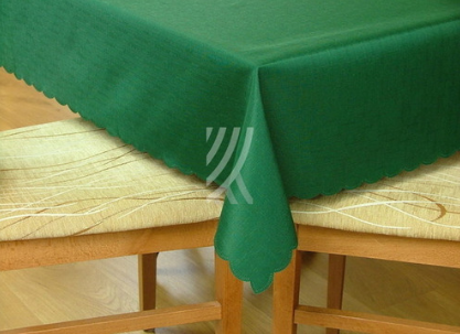 Obrus Len Ciemny Zielony Obrus Len Ciemny Zielony