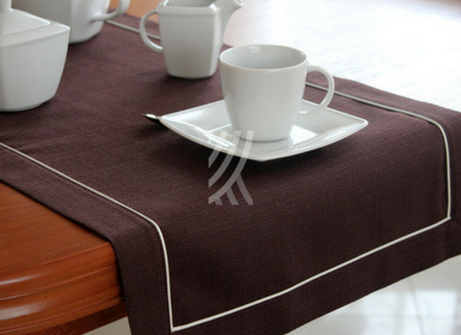 Nakładka 40x140 Len Elegance Brąz MT Wypustka Krem