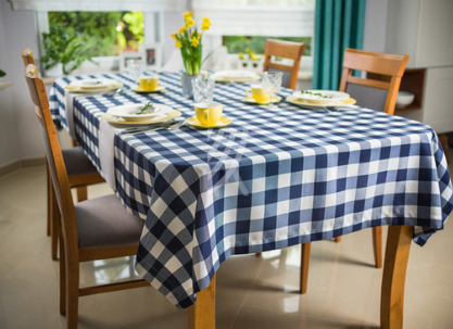 Obrus Krata Mała Granatowa Mankiet