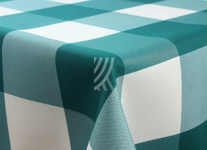 Obrus Krata Duża Turkus