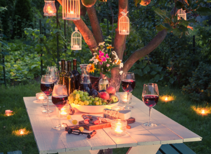 Garden party oświetlenie