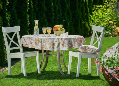 Obrus Flowers W10 Wypustka Złota Obrus Flowers W10 Wypustka Złota