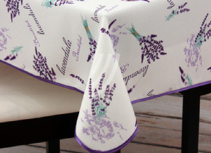 Obrus Lawenda W17 Lamówka Fiolet