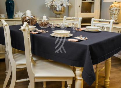 Obrus Len Grafit Elegance MT 6/1 Wypustka Grafit