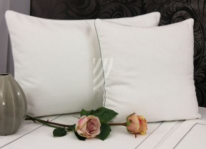 Poszewka 40x60 Kolekcja Len Biały WYP Popiel