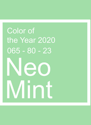Neo-Mint - kolor roku 2020