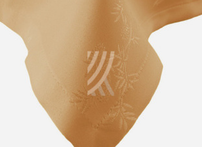 Obrus Jarzębina Pomarańczowy Podszyty Obrus Jarzębina Pomarańczowy Podszyty