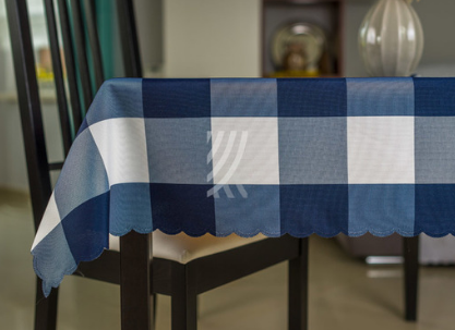 Obrus Krata Duża Granatowa