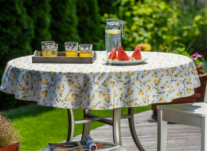 Obrus Roses W37 Wypustka Popiel