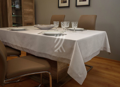 Obrus Pearls Beż Mankiet 6/1