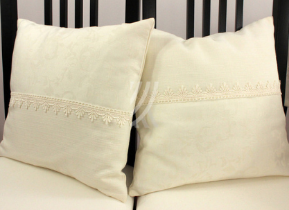 Poszewka 40x40 Kolekcja Len Kr/Kr Gip