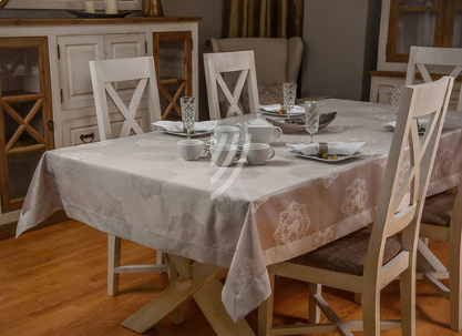 Obrus Rosita Beż Mankiet 6/1 Obrus Rosita Beż Mankiet 6/1