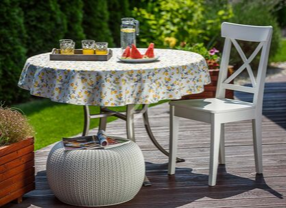 Obrus Roses W37 Wypustka Popiel Obrus Roses W37 Wypustka Popiel