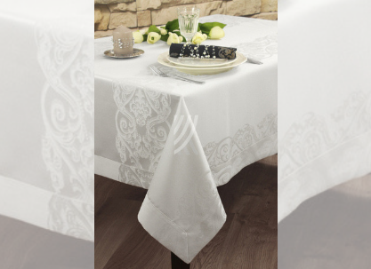 Obrus Blanca II Biały Mankiet 7/1