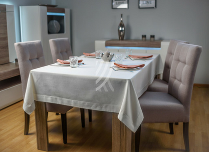 Obrus Pearls Biały Mankiet 6/1