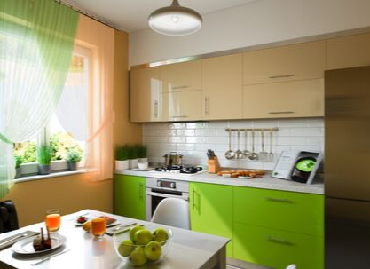 Kuchnia w modnym kolorze