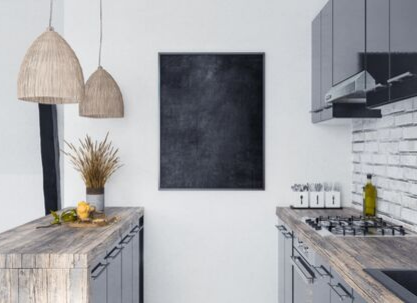 Kuchnia w stylu scandi-boho